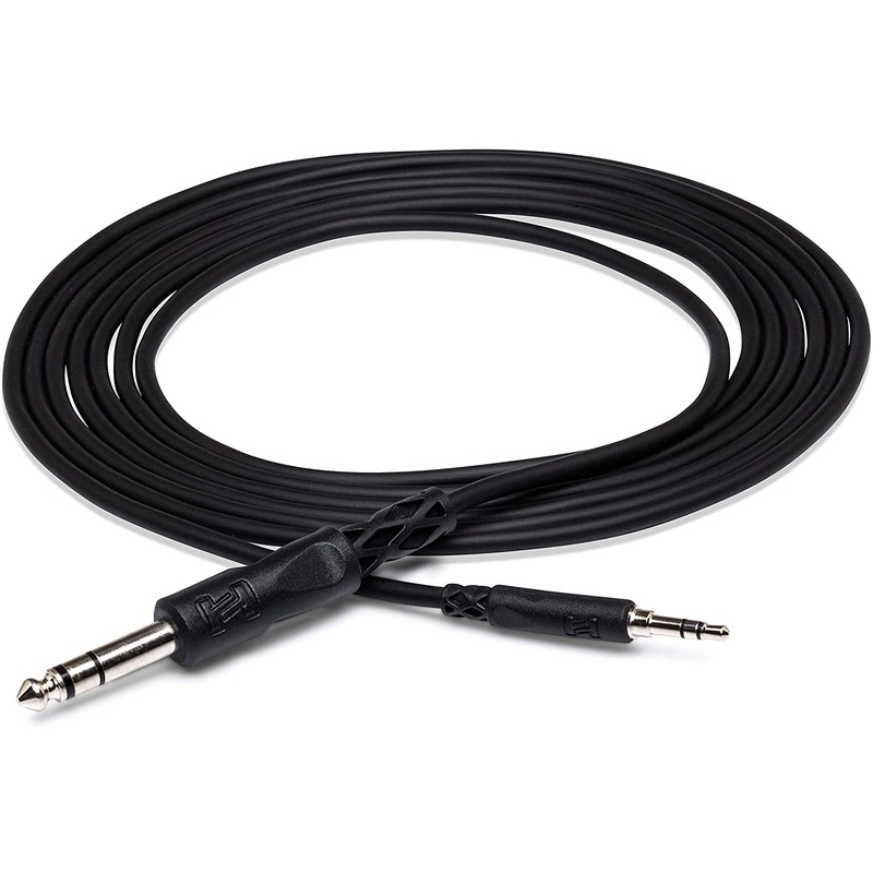 HOSA CMS-105 3.5mm TRS to 1/4 TRS Stereo Interconnect Cable, 5feet