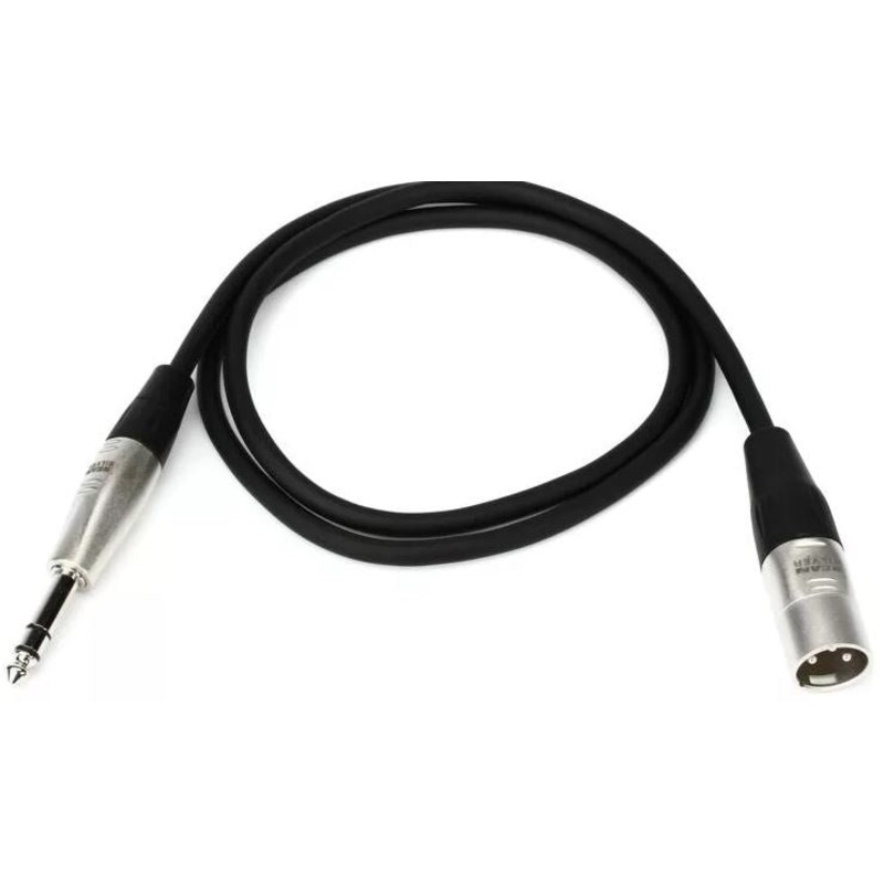 Hosa HSX-003 Pro Balanced Interconnect – REAN 1/4-inch TRS Male to XLR3 Male – 3 foot