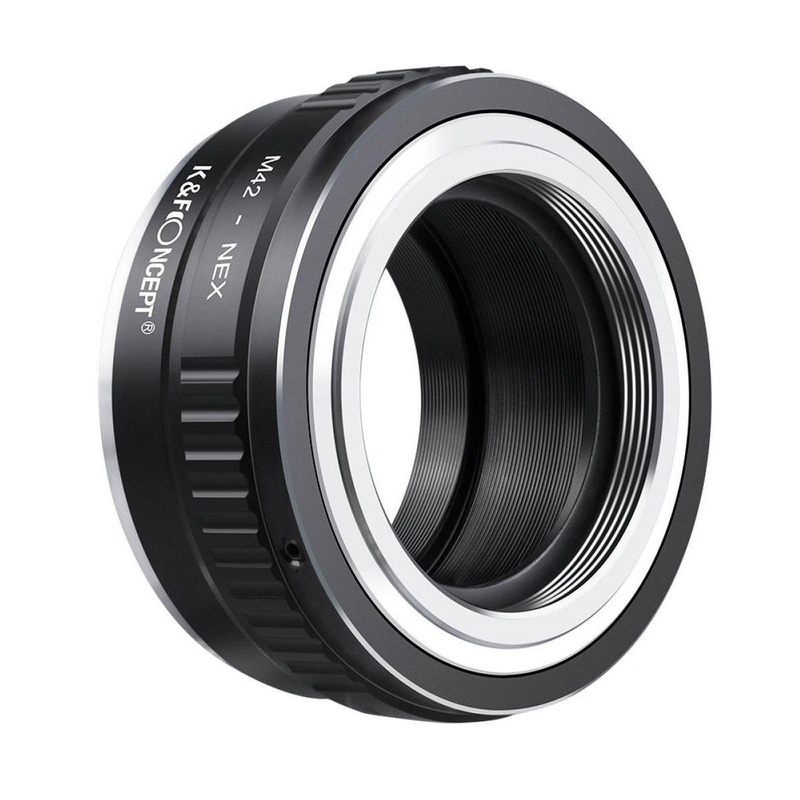 K&F Concept M42-NEX High Precision Lens Adapter Mount for M42 Mount Lens to Sony E-Mount Body Mirrorless Camera