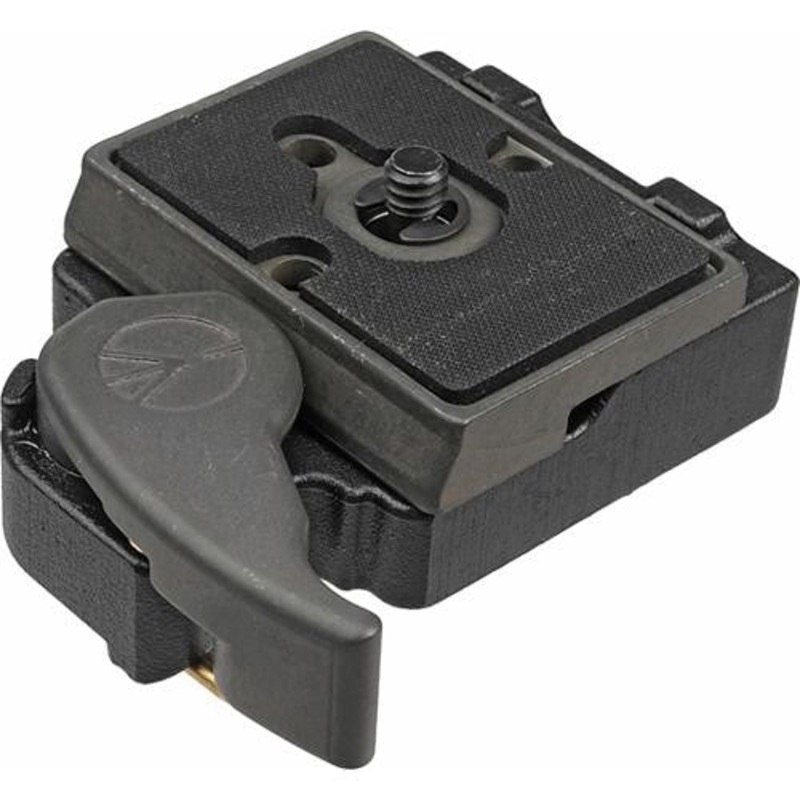 Manfrotto 323 RC2 System Quick Release Adapter with 200PL-14 Plate for Point and Shoot Cameras, Spotting Scopes