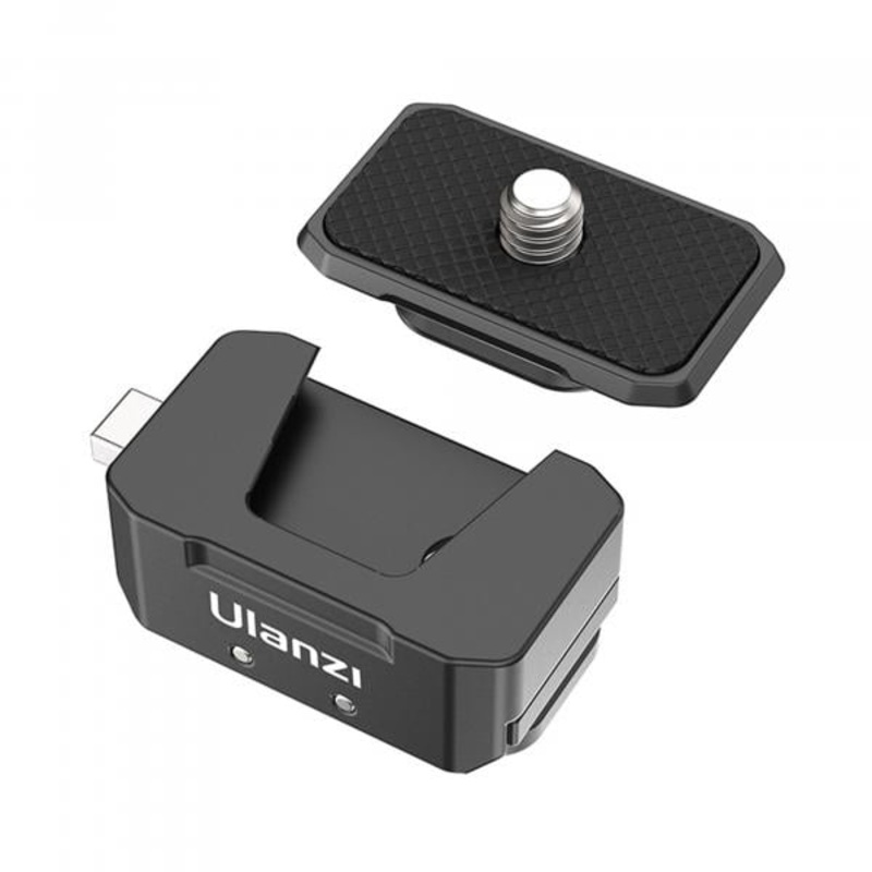 UUrig by Ulanzi R072 Hummingbird Quick Release Mount Base with Locking Function and Push Button Control for GoPro and other Action Cameras