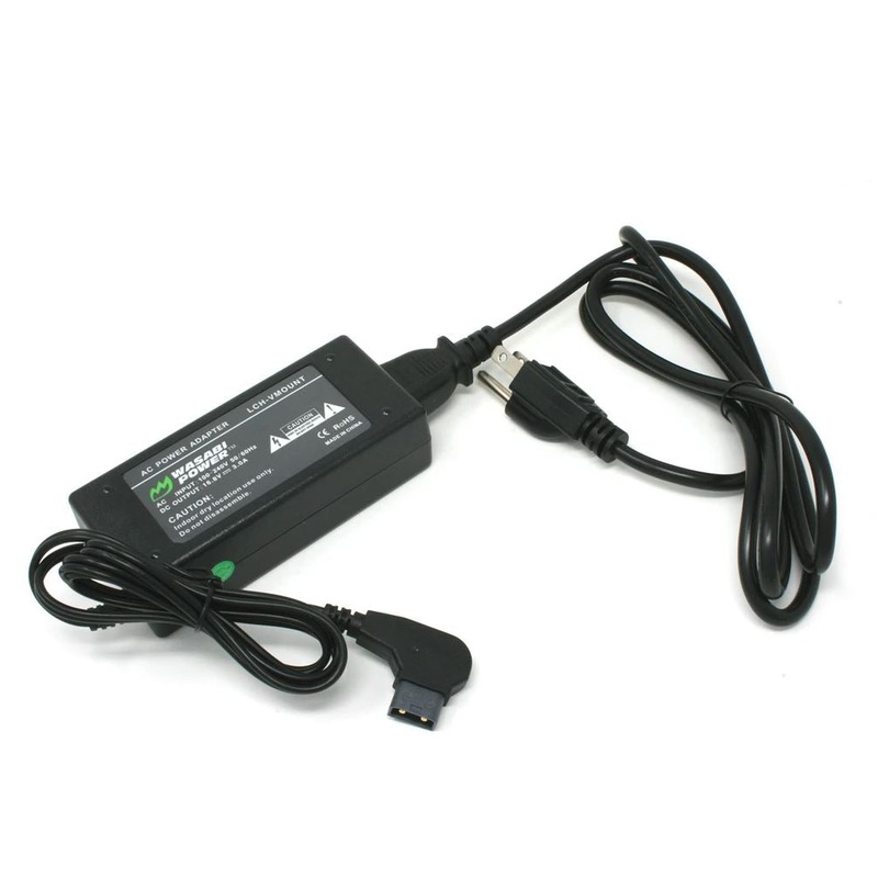 Wasabi Power D-Type Charger with D Tap Cable for V Mount Battery, V Lock Battery, Gold Mount Battery and Professional Video Camcorders (LCH-VMOUNT)