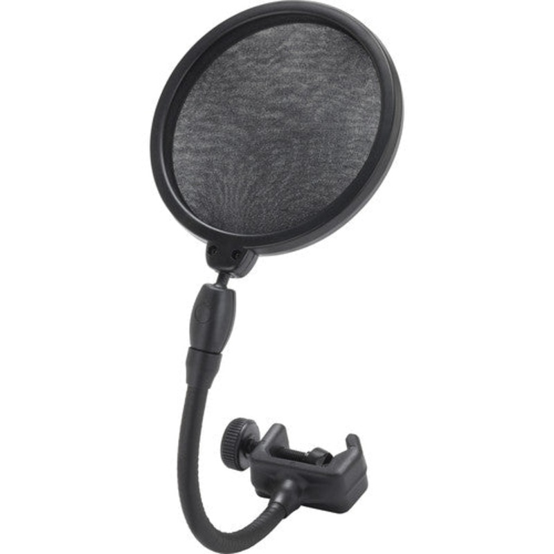 [CLEARANCE] Samson MDPSO5 Lightweight Desktop Microphone Stand and Pop Filter with C-Clamp Mount