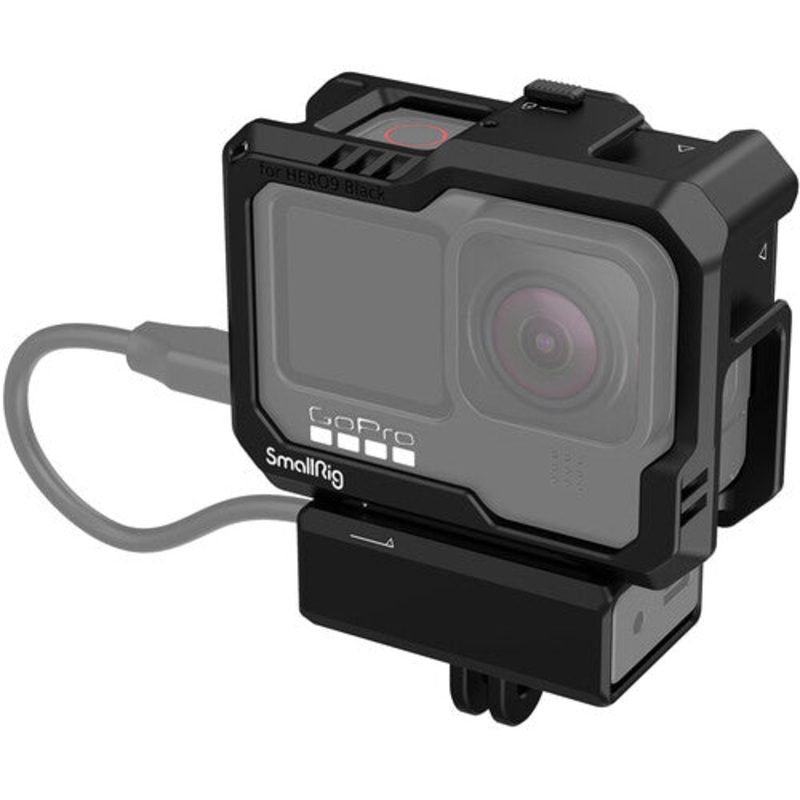 [CLEARANCE] SmallRig Lightweight Camera Cage Kit for GoPro HERO 12 11 10 9 Action Cameras | Black | Model – 3083C