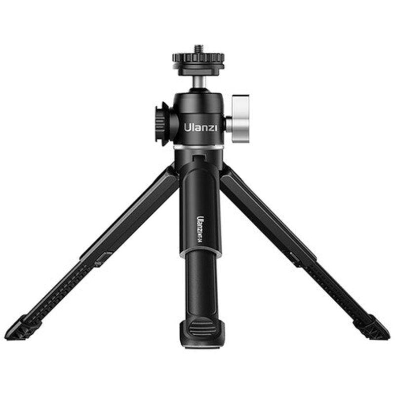 Ulanzi U-VLOG LITE Extendable Tripod Detachable Ball Head with Dual Cold Shoe U60 Mini Ball Head + MT-14 Extensible Tripod, Vlog Kit for Cameras Smartphones