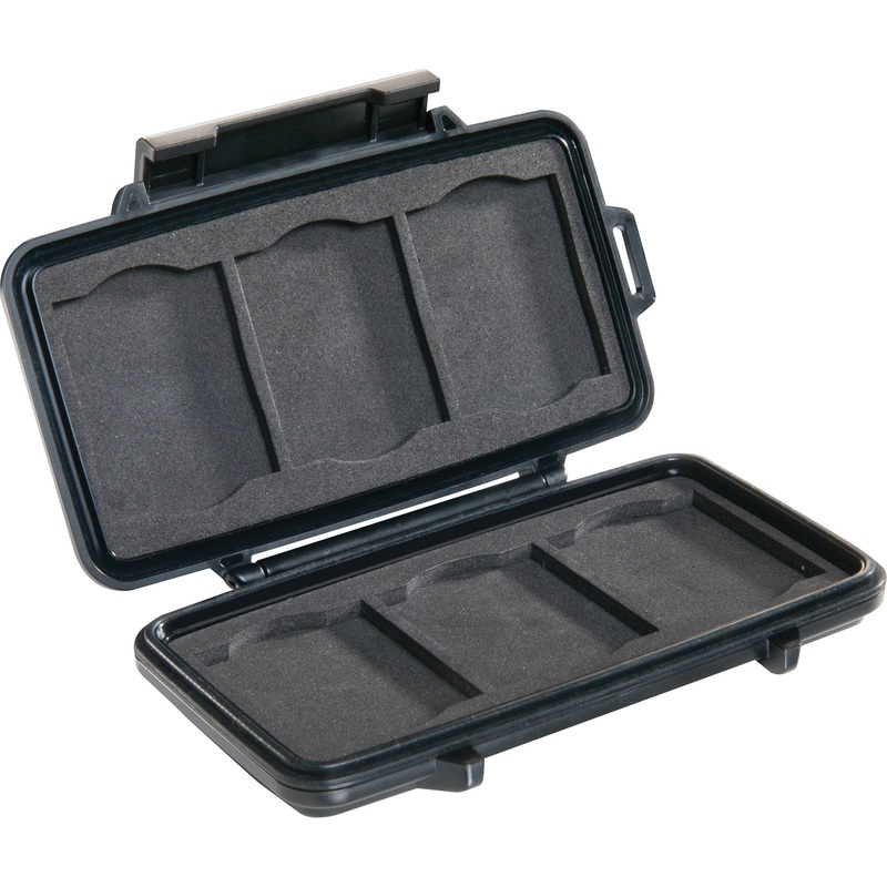 [CLEARANCE] Pelican 0945 Memory Card Case Waterproof Crushproof Dustproof Hard Casing with Removable Liner (Fits 6 Flash Cards)