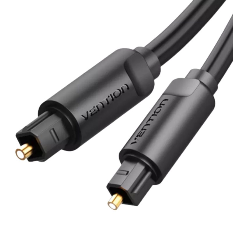 [CLEARANCE] Vention Optical Fiber Square to Square 5-Meters Gold Plated (BAE) Audio Cable for Amplifiers, Sound Box, Projectors, TV