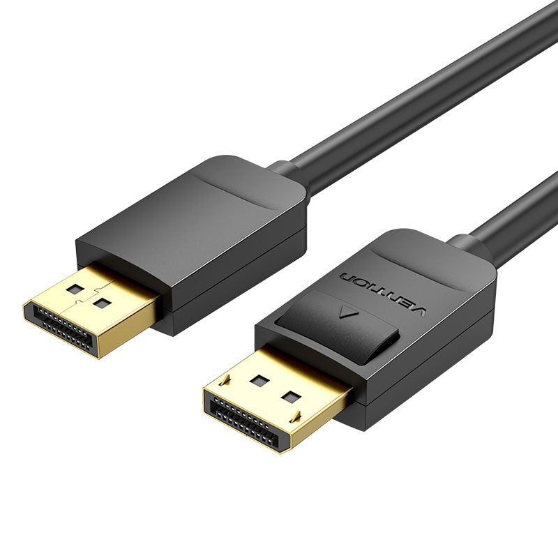 Vention 1.2 HD 4K/60Hz Male to Male Gold Plated (HAC) Displayport Cable for TV, PC, Monitors, Projectors, Laptops (Available in Different Lengths)