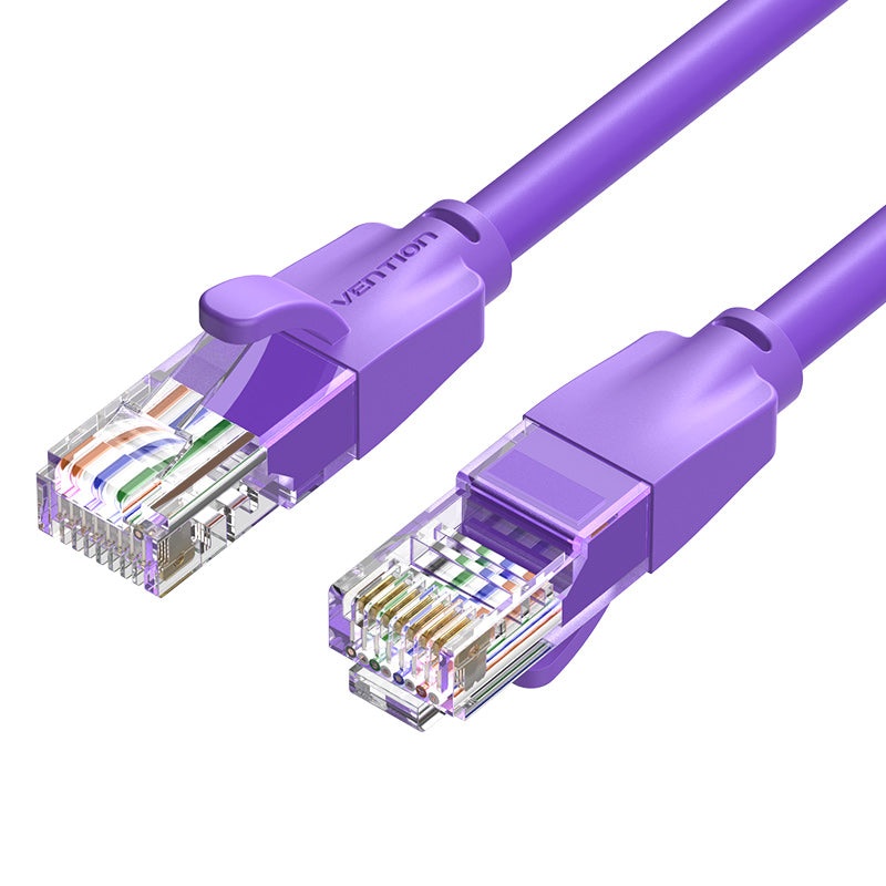 Vention CAT6 Ethernet Round Cable UTP Patch 1000Mbps 250Mhz LAN Network Wire Cord for Internet Router PC Modem