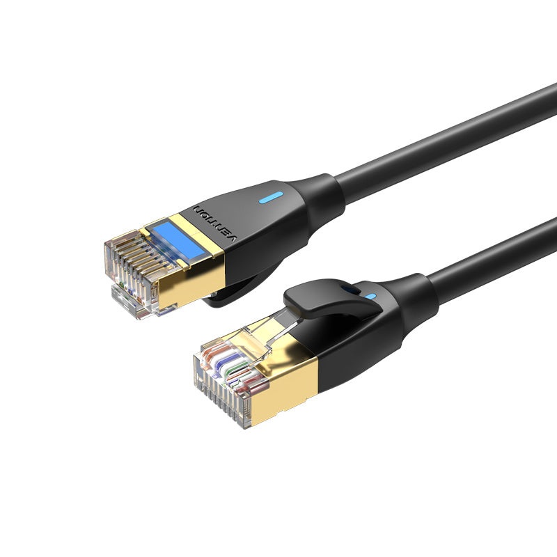 Vention CAT8 1-Meter Ethernet Slim Cable SFTP Patch 40Gbps 2000MHz Super Speed Lan Network Wire Cord for Internet Router PC Modem