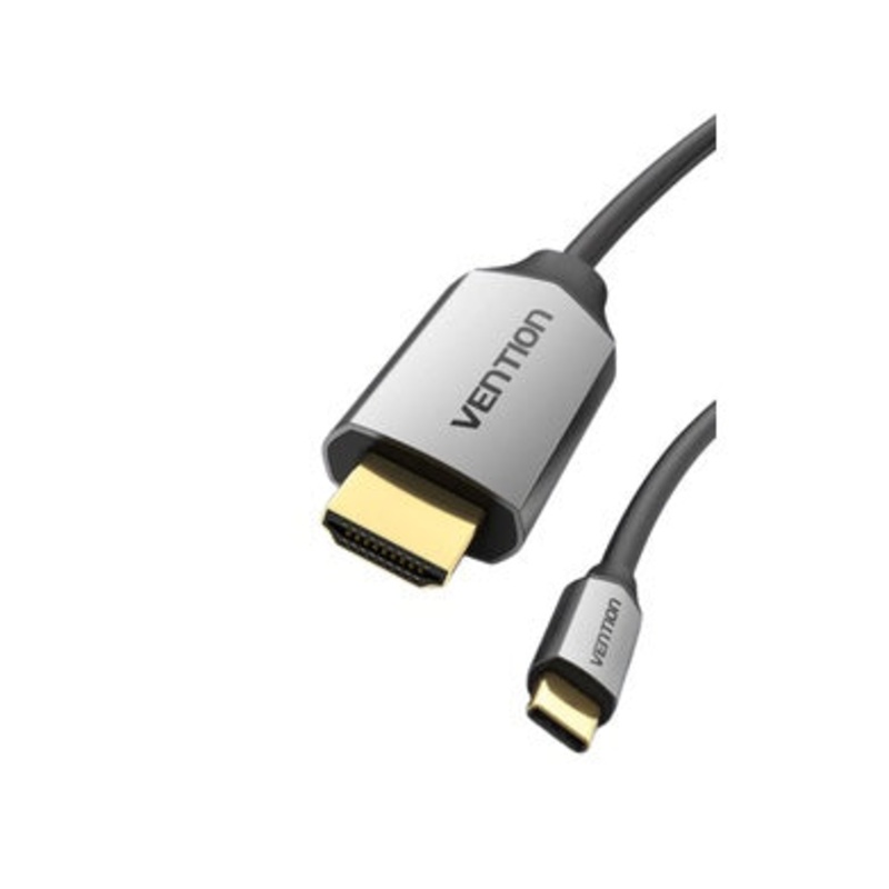 Vention Type-C to HDMI Cable Metal Type 4KHD 60Hz with Aluminum Alloy Shell Cord (CGSB) (Different Lengths Available)