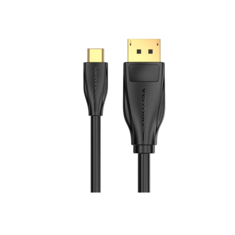 Vention USB-C to DisplayPort Cable 4k 60Hz Gold Plated (CGYB) for Laptop PC Monitor TV Projector (Available in Different Lengths)