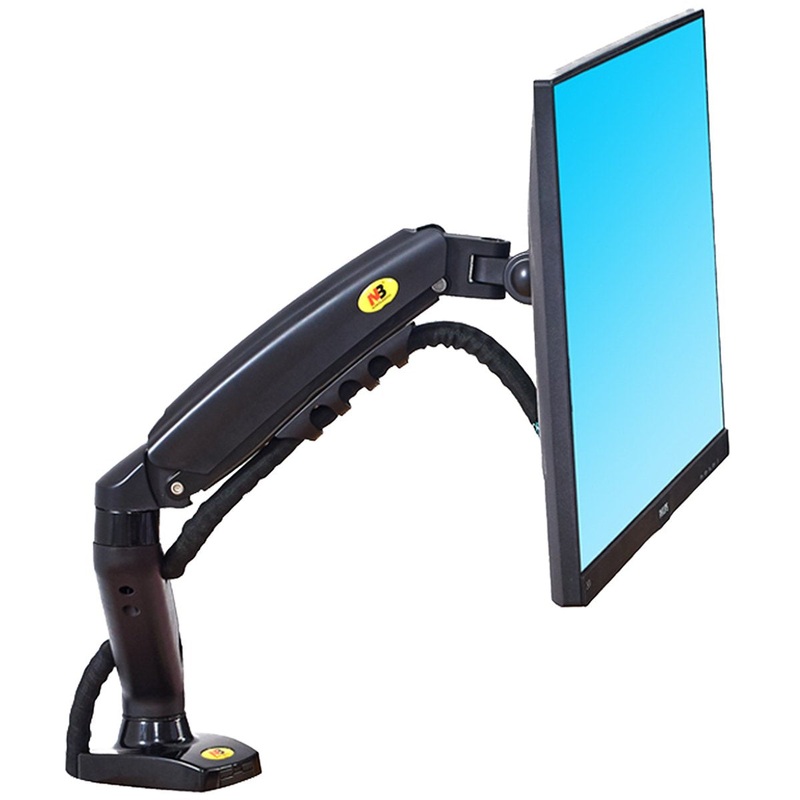 [CLEARANCE] NB North Bayou F80 17- 30 with 9Kg Max Payload Heavy Duty VESA Monitor Desk Mount Stand and Gas Strut Full Motion Swivel Computer Arm for LCD LED TV Television