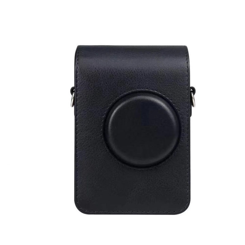 [CLEARANCE] Pikxi Leather Camera Case Cover Carrying Bag for Fujifilm Mini Evo Instant Camera (Vertical) (Black)