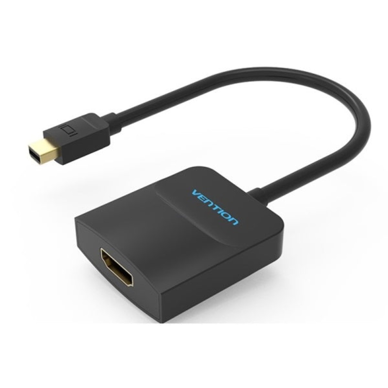 [CLEARANCE] Vention 1080p/60Hz HDMI Female to Mini DisplayPort Male Video Converter Cable 0.15-Meter for Laptop, Projector, TV | HBCBB