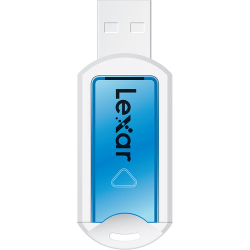 Lexar 16GB JumpDrive V20 USB 2.0 Flash Drive with Write-on Labels | LJDV20-16GABAP3
