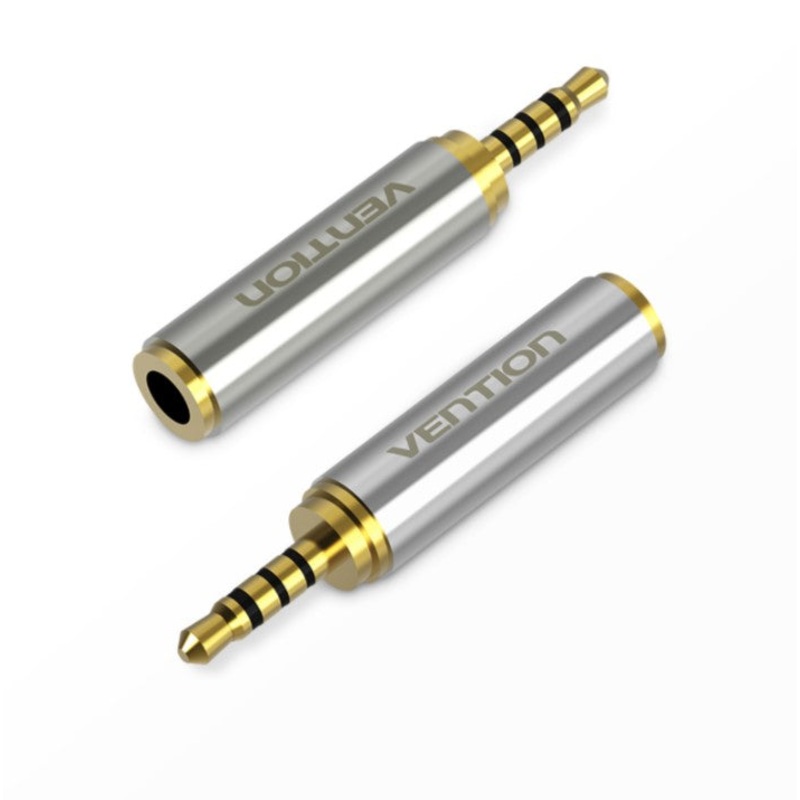 Vention 2.5mm Male to 3.5mm Female Audio Adapter Gold Plated for Smartphones, MP3 and other 2.5mm Audio Devices ( VAB-S02)
