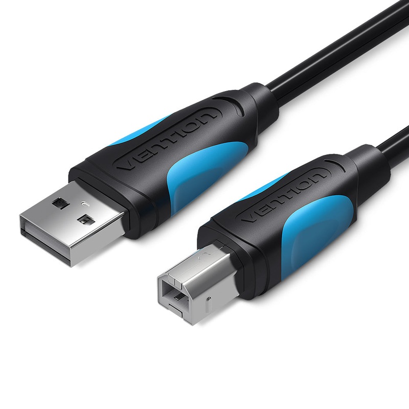 Vention USB 2.0 5M Male to B Male Aluminum Foil Metal Braided 480Mbps Printer Cable (VAS-A16)