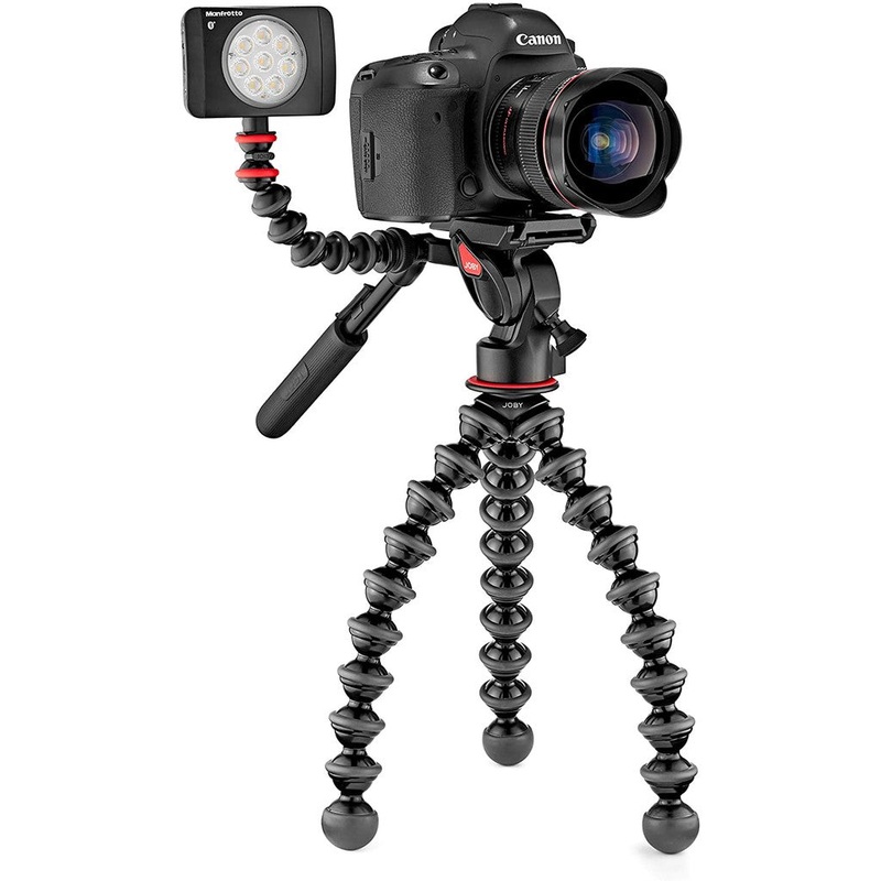 [CLEARANCE] Joby GorillaPod 5K Video PRO Professional Video Head Kit Camera Tripod Stand with Smooth Pan and Tilt Movements for DSLR and Mirrorless Camera