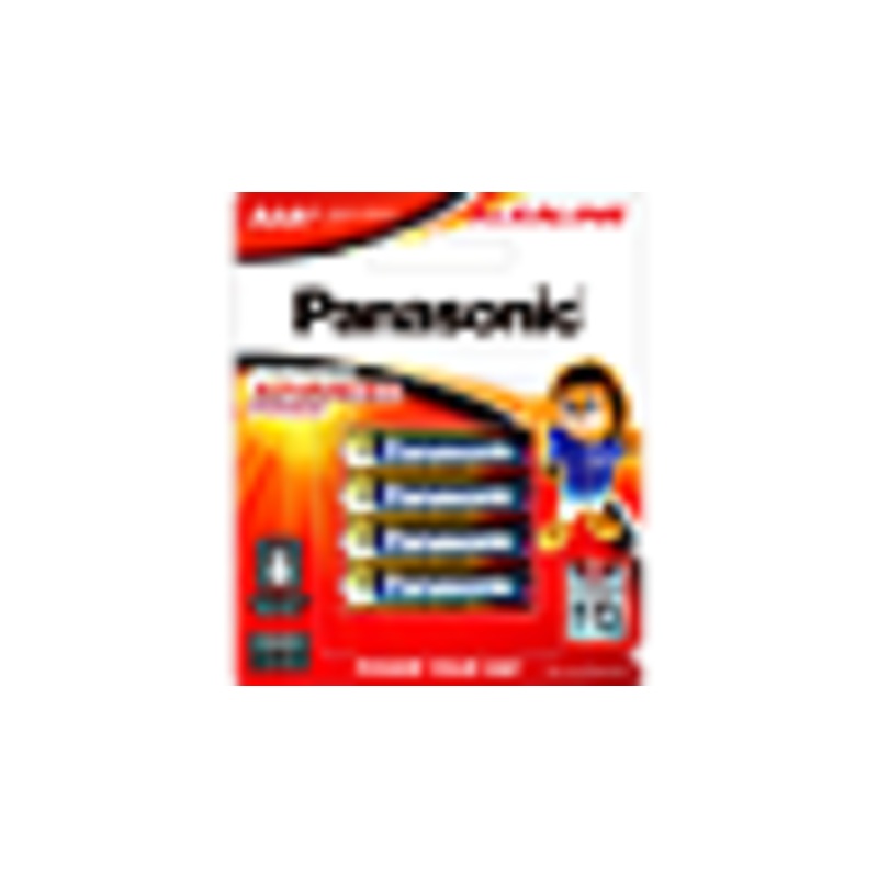 [CLEARANCE] Panasonic LR03T/4B AAA (Pack of 4) Alkaline Batteries 1.5V Battery