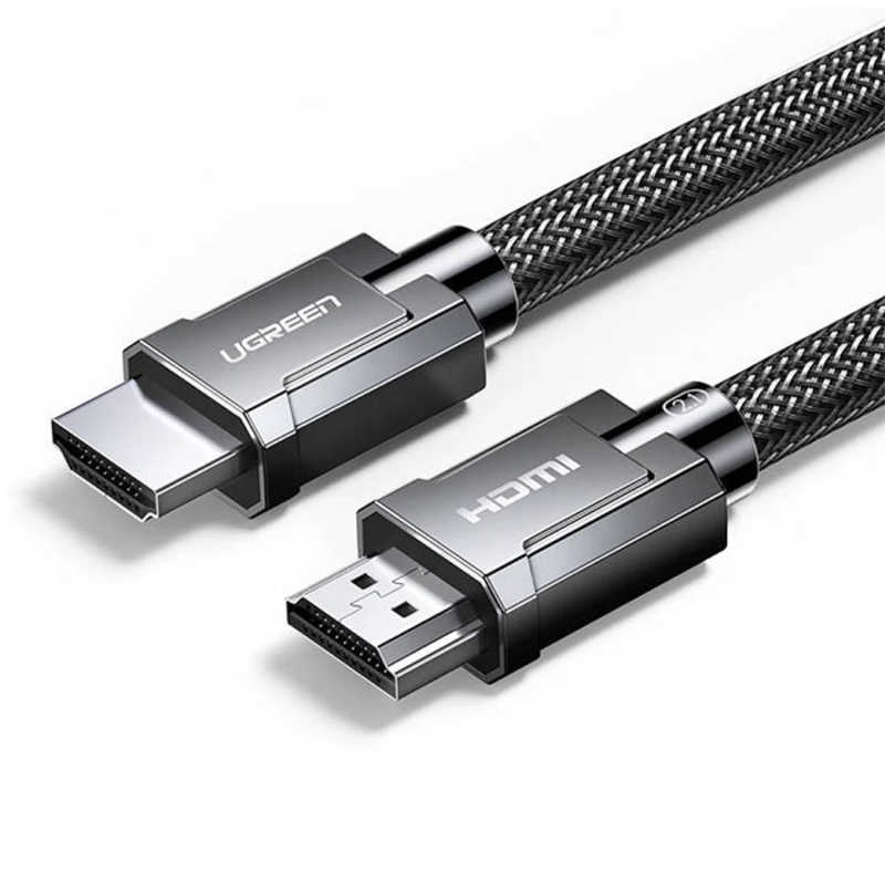 [CLEARANCE] UGREEN 8K 60Hz FUHD HDMI 2.1 Male to Male 2-Meters Nylon-Braided Video Cable 48Gbps High Speed Supports Dolby Vision 7.1 HDR HDR10+ for TV, Monitors, PC, Laptop | 70321