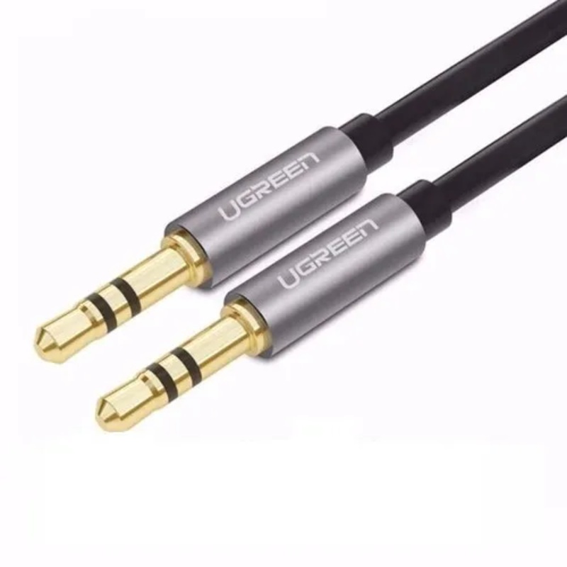 [CLEARANCE] UGREEN TRS 3.5mm Male to TRS 3.5mm Male Gold Plated 1.5-Meters AUX Audio Cable for Smartphones, Tablets, PC | 10734