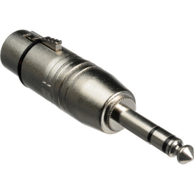 Hosa Technology GXP-143 Stereo Male 1/4 Phone to Female 3-Pin XLR Adapter