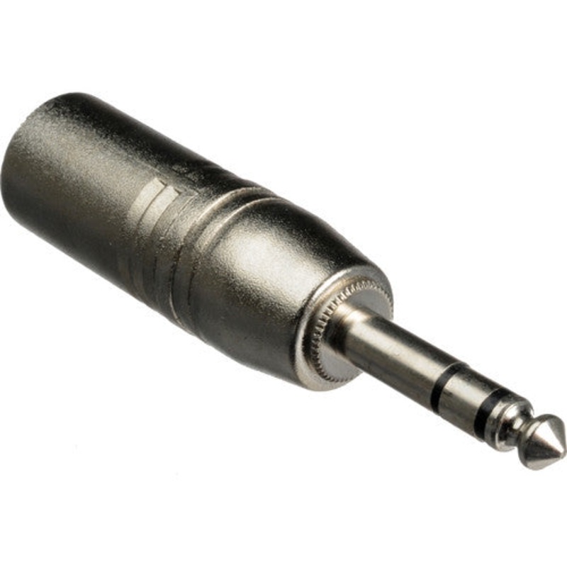 Hosa Technology GXP-246 Stereo Male 1/4 Phone to Male 3-Pin XLR Adapter