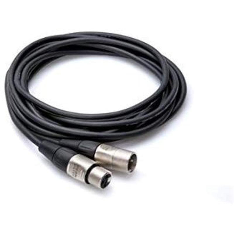 Hosa Technology HXX-010 Balanced 3-Pin XLR Female to 3-Pin XLR Male Audio Cable (10′)