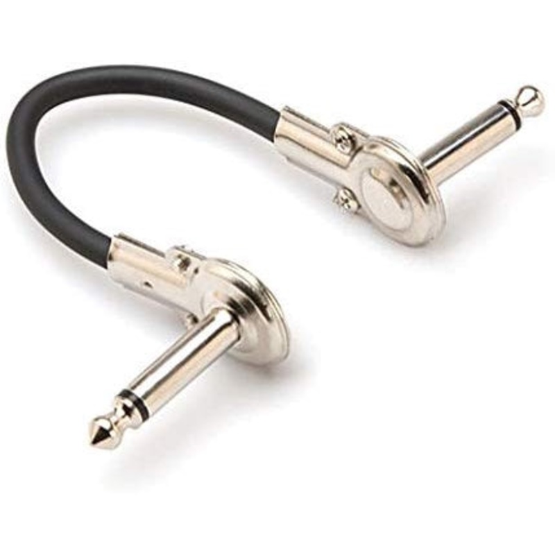 Hosa Technology IRG-100.5 Professional 1/4 Right-Angle to 1/4 Right Angle Coupler (Metal Headshells) – 6