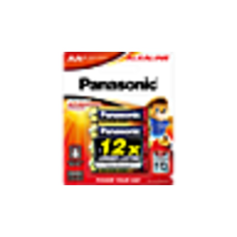 Panasonic LR6T/4B AA (Pack of 4) Alkaline Batteries 1.5V Battery