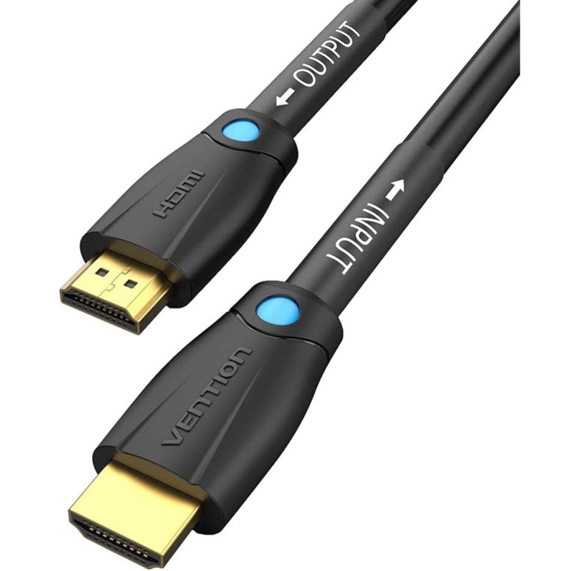 Vention HDMI Cable (Male to Male) 4K 60Hz Gold-Plated Video Cable (AAM) 18Gbps High-Speed with Dolby True HD 7.1 Audio Support
