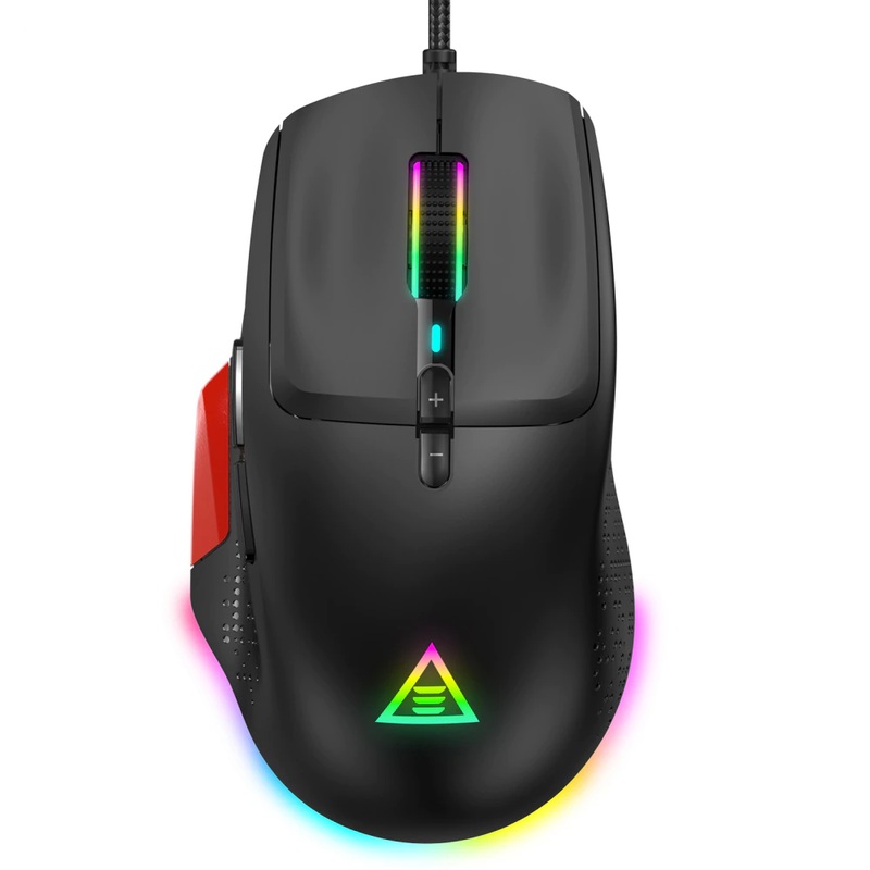 [CLEARANCE] EKSA Gamer Lux EM600 Advanced Wired Gaming Mouse Customizable RGB, 12000 DPI, 8 Programmable Buttons and Lightweight Design