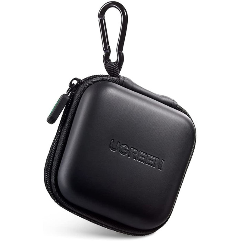 [CLEARANCE] UGREEN Mini Storage Bag Carry Case Pouch Waterproof 180 Degree for Earphone, Cable, Charger, Earbuds, and Memory Card (Black) | 40816 |