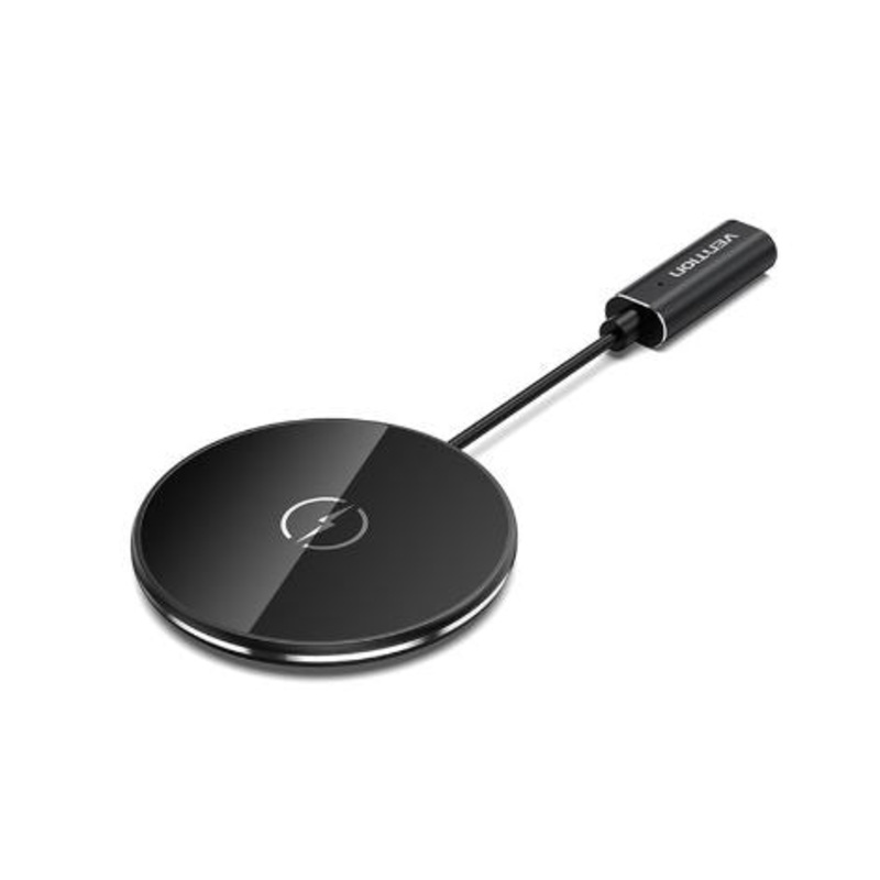 [CLEARANCE] Vention 15W Round Wireless Magnetic Fast Charger Pad with Overcharge and Magnet Field Protection | FGABAG