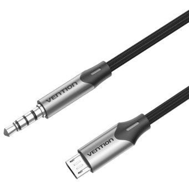 Vention Micro USB to TRRS 3.5mm Male to Male Audio Cable for Android and PC (2M) | BDGBH