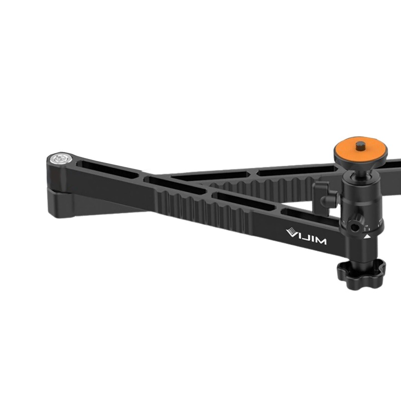 Vijim by Ulanzi LS21C Flexible Boom Arm Extension with C-Lamp Tube Mount Clamp, Panoramic Ball Head for Smartphones, DSLR Cameras, Lights, Microphone
