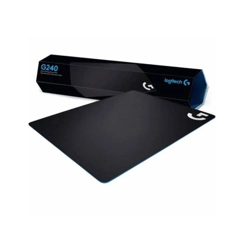 [CLEARANCE] Logitech G240 Slim Low Profile Cloth Lined Rubber Mouse Pad for PC Desktop Gaming