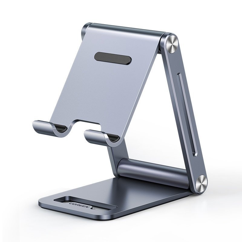 [CLEARANCE] UGREEN Aluminum Alloy Metallic Foldable Portable Stand for Mobile Phones and Tablets (Compatible with 4.9 to 7.9 Devices)| 80708