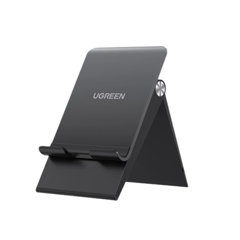 [CLEARANCE] UGREEN Foldable Portable Desktop Stand for Phone and Tablets with Adjustable Height Up to 125mm (Compatible with 4.7 to 7.9 Devices) (White)