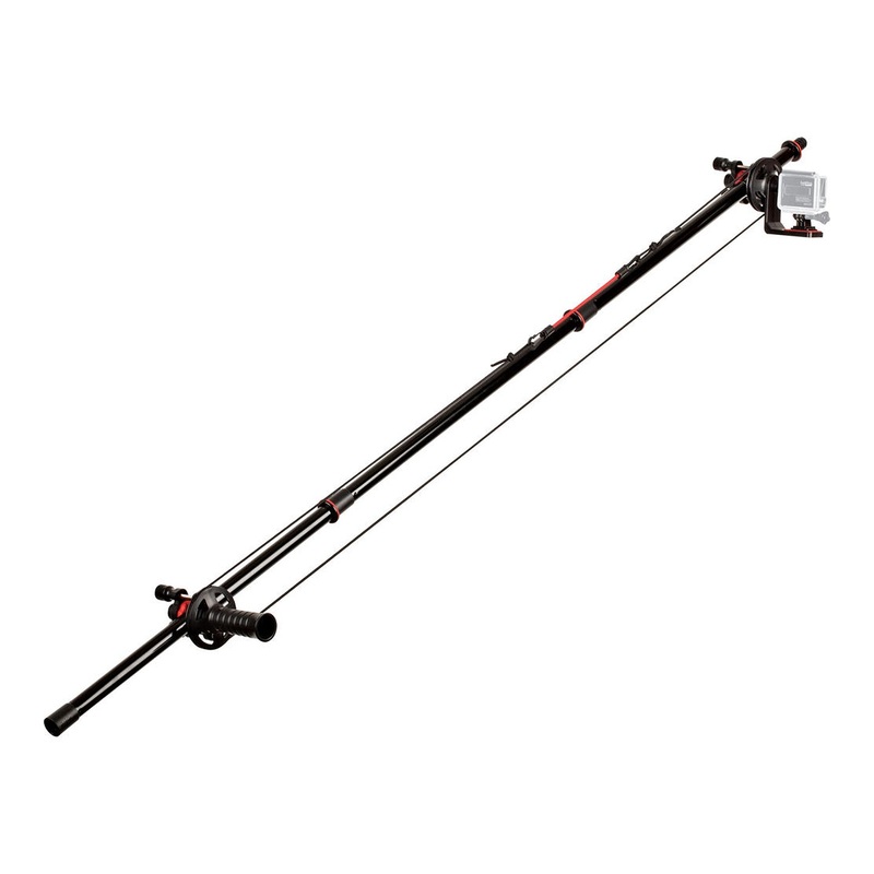 JOBY Action Jib Kit Extendable Sports Camera Crane with 1/4-20 Screw Bracket, Adjustable Pole Clamps, Carry Bag (Pole Pack & Without Pole Available) | 1352, 1353