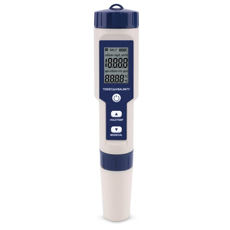 Noyafa Digital 5-in-1 Multi Meter Water Quality Tester PH/EC/TDS/Salinity/Temperature Measuring Conductivity Salinity | NF-EZ9909S |