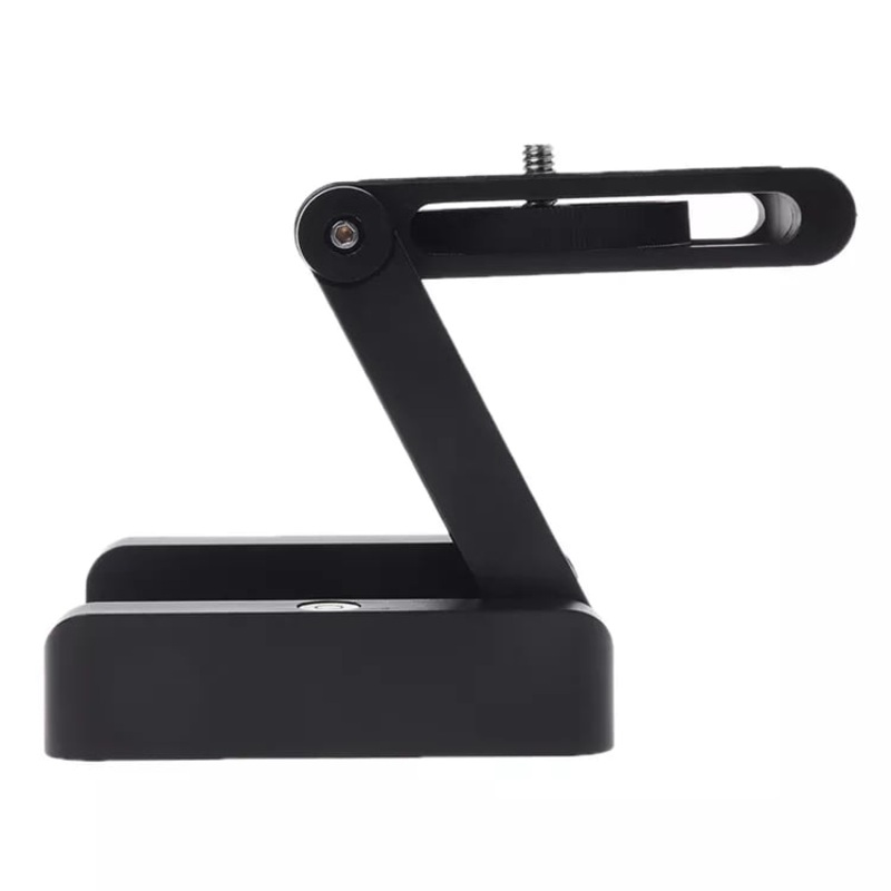 Pxel Plastic Z-Shaped Foldable Tripod Head Plate w/ 1/4 & 3/8 Screws for DSLR & Mirrorless Cameras