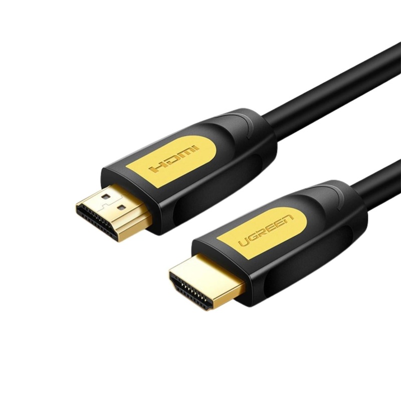 UGREEN 1080P 60Hz HDMI Male to Male Cable Connector with Gold Plated Ethernet, 18Gbps Transfer Speed for TV, Projector, Monitor (Yellow-Black) (10M)