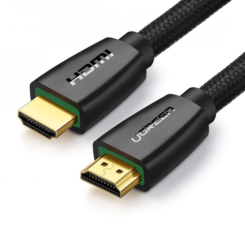 UGREEN 4K 60Hz HDMI 2.0 Male to Male Nylon Braided Cable (Black) (Lengths Available) | 404