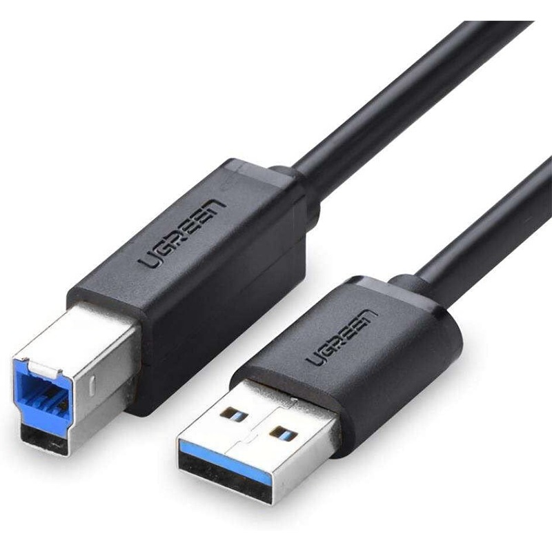 UGREEN USB 3.0 Type-A Male to Type-B Male Cable with 5Gbps Transfer Speeds for Printers Scanners and MIDI Devices (1M) | 30753