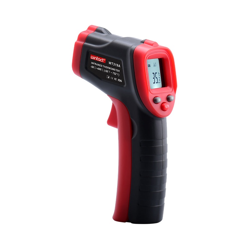 Wintact by Benetech WT319 Contactless Infrared Digital Thermometer with Built-In Laser Guiding Sights for Cooking and Industrial Repair