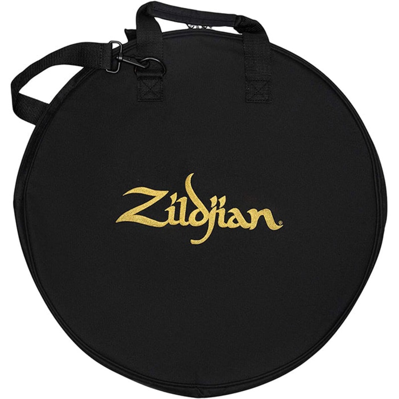 Zildjian Basic Cymbal Bag 20 22 with Strap and Metal Hardware for Musicians (Black) | ZCB20, ZCB22D