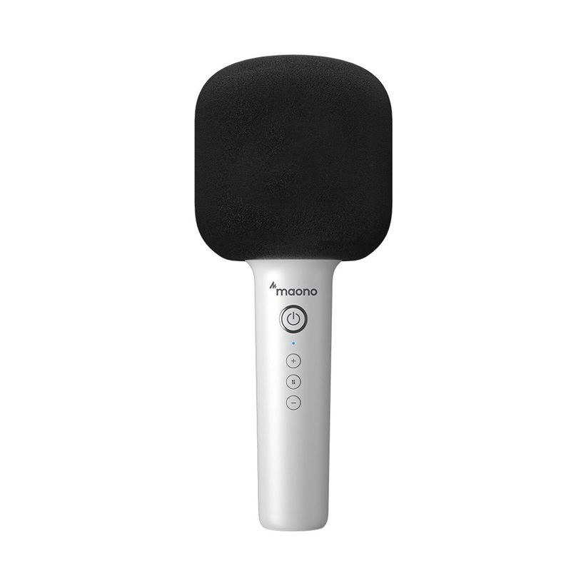 [CLEARANCE] Maono MKP100 Portable Hi-Fi Handheld Karaoke Microphone with Bluetooth, 20m Range Operation, Button Controls and Light Indicator