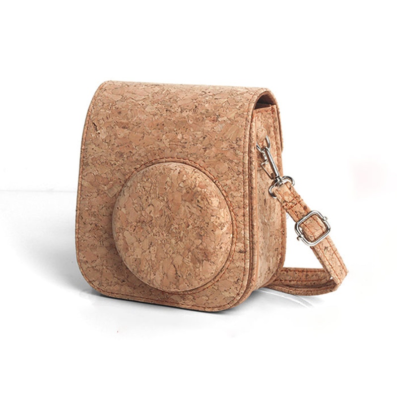 [CLEARANCE] Pikxi BMP11 Cork Camera Bag with Adjustable Shoulder Strap for Fujifilm Instax Mini 11 Camera